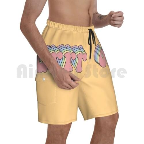 Okurrr Retro Beach Shorts Men Beach Pants Swim Trunks Meme Memes Sad Sarcastic Face Faces Reaction Funny Set Mini