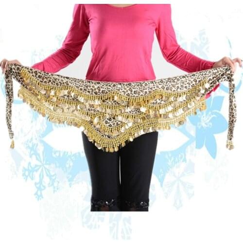 New Style Coins Belly Dance Waist Chain Belly Dance Waist Belt Indian Dance Hip Skirt Scarf Wrap Gem Waist Belt 89