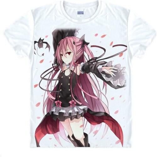 Seraph of the end T-Shirt Yuichiro Hyakuya Shirt man short sleeve t-shirts anime printers shirt cute shirts Youth T-Shirts a