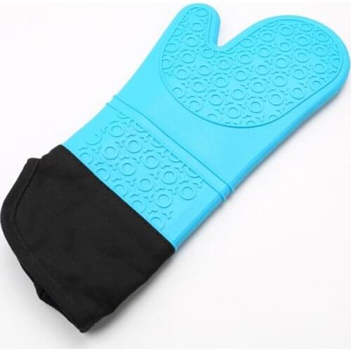Silicone Heat-Resistant Gloves Oven Mitts Cooking Barbecue Gants Silicone Kitchen Microwave Mittens Oven Glove