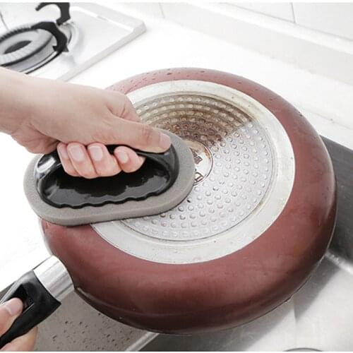 Strong Decontamination Bath Brush Pot Pan Sponge Tiles Brush Kitchen Cleaning Brush Bath Brush Kitchen Clean Tools Gadgets