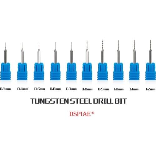 DSPIAE DB-01 Tungsten Steel Drill Bit 1.1-2.0mm