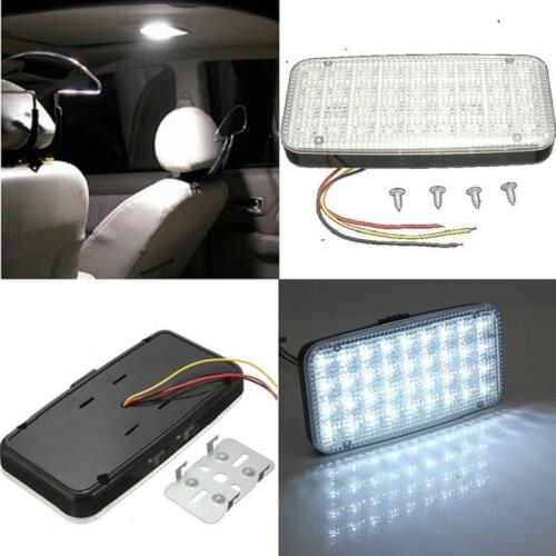Car Universal 36 LED Car Interior Lights 12V White Bar Lamp Roof Boat Caravan Dome Reading Light Indoor Ceiling Lamp Auto Roof