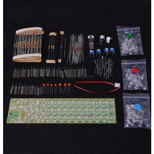 9-15V Voice Control Level Indicating LED Electronic Production DIY Kit New 2018 Dropship