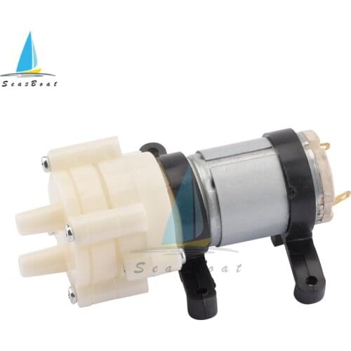 R385 Priming Diaphragm Mini Pump 12V Small Low Noise Water Pump with Dc Motor for Water Dispenser Max Suction 2M