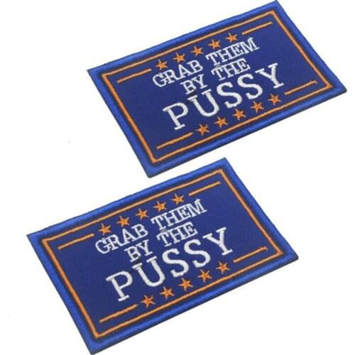 Trump Famous 3D Embroidery Badge Armband Stickers Clothing Bag Hat Personality Accessories 8 * 5CM