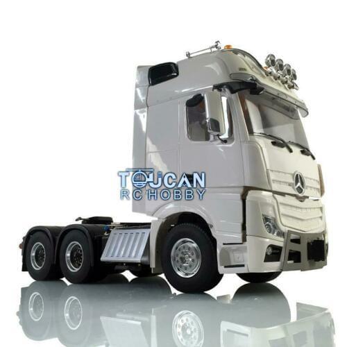 1/14 LESU RC Tractor Truck Metal 6*6 Chassis Roof Light Hercul Arco Cabin THZH0783-SMT2