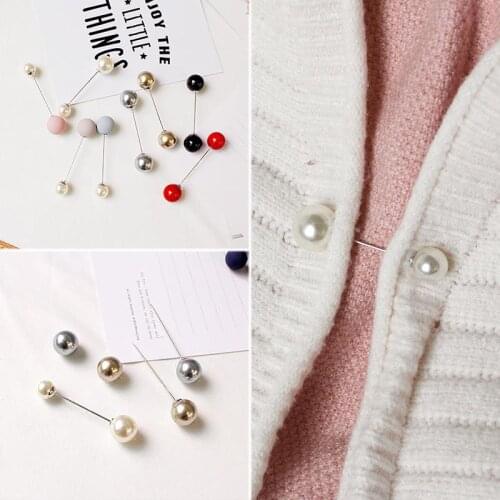 1Pcs Womens Fashion Brooch Set Pearl Brooch Pins Badge Sweater Coat Decorative Jewelry Pin Brooches for Women