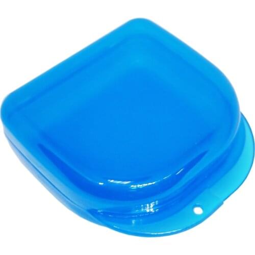 1PC Dental Storage Box Mouth Guard Plastic Braces Denture Case Oral Hygiene Supplies Organizer Appliance Accessories Tools