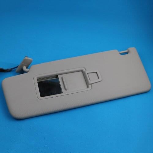 5TD857551 Gray Left Interior Sun Visor Panel Makeup Mirror With Cable For VW Tiguan 2018+ kodiaq 2017+ Touran 2016