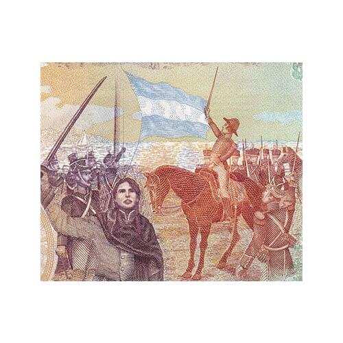 Argentina 10 Pesos, 2016(2017) P-360, UNC Original Note