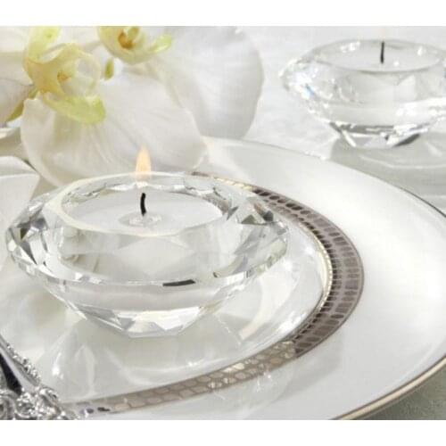 Free shipping by DHL/FEDEX/UPS k9 crystal candle holders, tealight candle holders for wedding centerpieces and decor SN1051