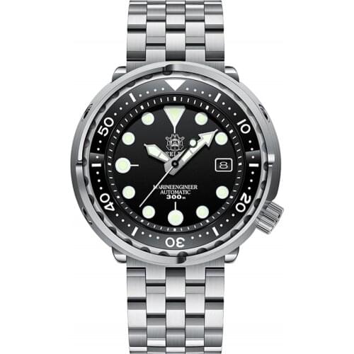 Steeldive Men Sport Diving Watch 300M Waterproof NH35 Automatic Mechanical Wristwatch Ceramic bezel Sapphire Luminous Bracelet