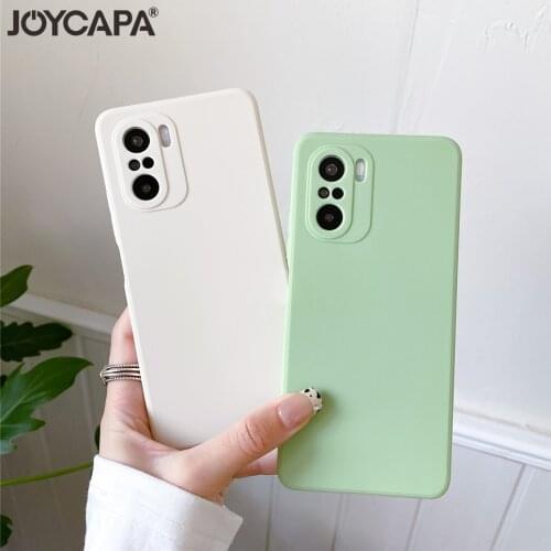 Square Soft Silicon Matte Case For Xiaomi Mi F3 M3 F2 11 10T Lite Redmi Note 10 7 8 9 Pro K20 K30 K40 Lens Protection Cover Capa