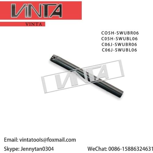 Free shipping CO5H-SWUBR06/CO5H-SWUBL06/C06J-SWUBR06/C06J-SWUBL06 internal turning tool holder bar