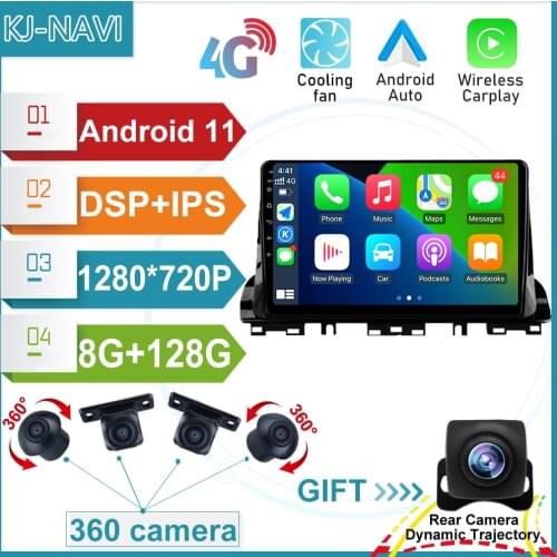 10 Inch Android 11.0 Car Video Player For KIA CERATO 4 Forte K3 2018 2019 2020 Multimedia GPS Navigation Bluetooth 4G Lte No DVD