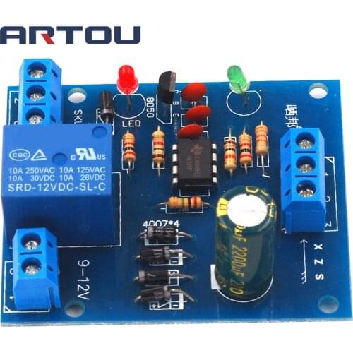 12V Electric Liquid Level Controller Sensor Module Water Level Detection Sensor Board Fuel Flow Sensor Water Flow Switch