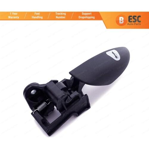 ESC EDP1038 Rear Trunk Tailgate Hatch Door Opener Release Cable Cath Latch Inner Handle 735509394 Black Color for Fiat Linea