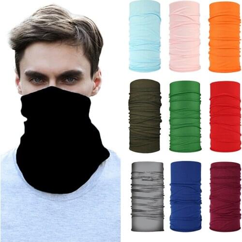 Summer Seamless Dustproof Sunscreen Head Scarves Neck Gaiter Shawl Balaclava Bandana Moto Bicycle Neck Scarf HeadbandHijab
