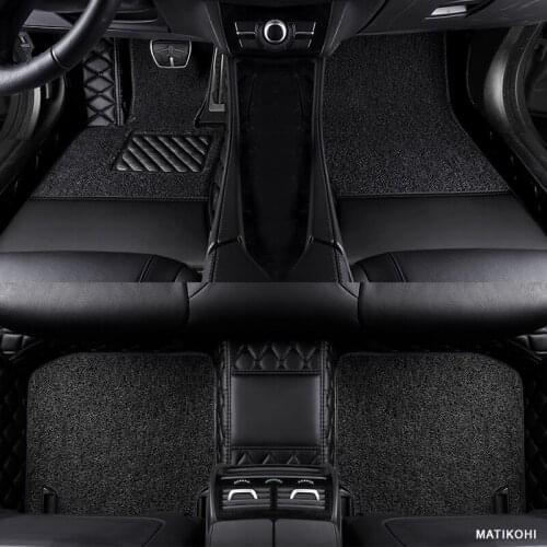 MATIKOHI Custom Car floor Mat for SsangYong Korando Actyon Rexton Chairman Kyron Wearproof Carpets car foot mats