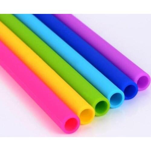 Reusable Food Grade Flexible Silicone Drinking Straws Drink Tools For Home Bar Accessories
