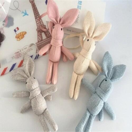 2020 NEW Rabbit Plush , Animal Stuffed Dress Rabbit Key chain TOY, Kids Party Plush TOY , Bouquet Plush Dolls