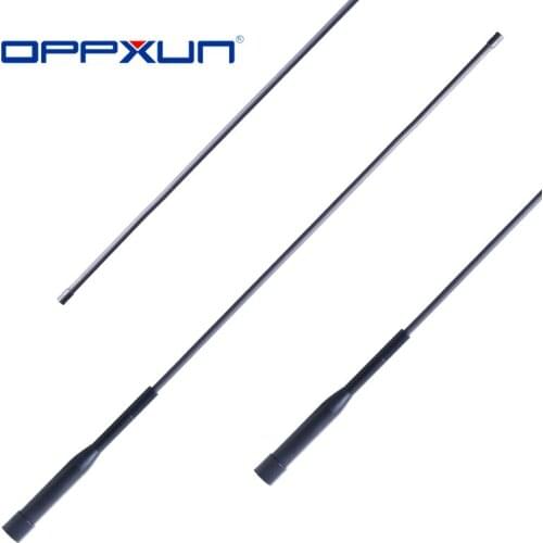 OPPXUN NL-R2 Dual Band Mobile Walkie Talkie VHF UHF144/430 MHz Flexible Whip PL259 Ham Antenna for Motorola Baofeng ICOM Radio