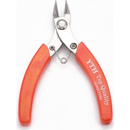 Red Stainless Steel DIY Jewelry Pliers Side Cutting Pliers jewelry making tools 8.3x6.8x1.2cm F60