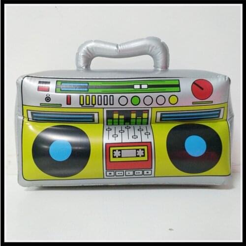 PVC Children Inflatable Toys Kids Classic Radio Recorder Shape Toys For Home Musical Party Decoration ZA6719