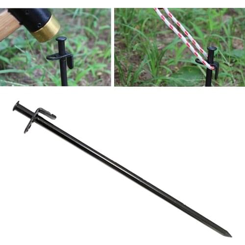 Tent Stakes Heavy Duty Tent Pegs Lightweight Outdoor Camping Metal Steel Camping Stakes Nails For Hiking Garden Beach
