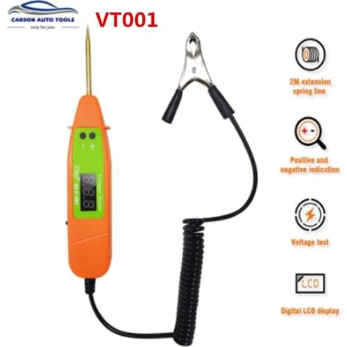 Car Voltage Tester VT001 Voltage Range DC 3V to 36V 2 in 1 for Car voltage tester Pen 2020 new diagnostic scanne Free Shipping