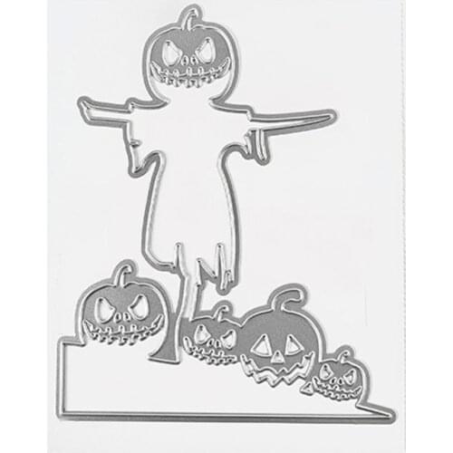 Halloween Scarecrow Metal Cutting Die Scrapbook Embossed Paper Card Album Craft Template Cut Die Stencils New for 2021 Arrive