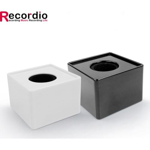 GAZ-T1 39mm Hole Triangular Mic Broadcast Microphone Box TV Interview Cover Logo Mic Flag Station DIY