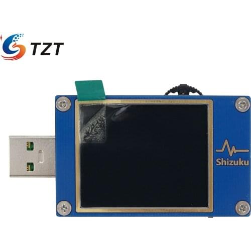 TZT USB Tester Meter PD Tester Voltage Ammeter Quick Charge Data Cable Charging Head Programmable YK001