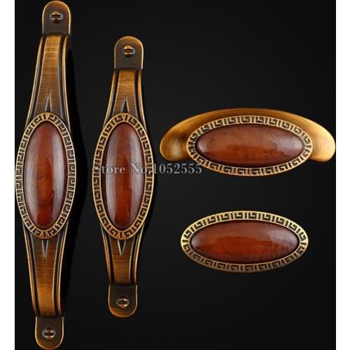 Vintage 15PCS Kitchen Cupboard Cabinet Handles Eorupean Style Dresser Drawer Door Wardrobe Furniture Pull Handle Knobs