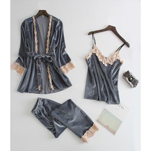 SeeBest Pajamas set for women cotton lovely Spring Autumn New Long Sleeve Cute Sleepwear Casual Homewear Female Pyjamas lingerie