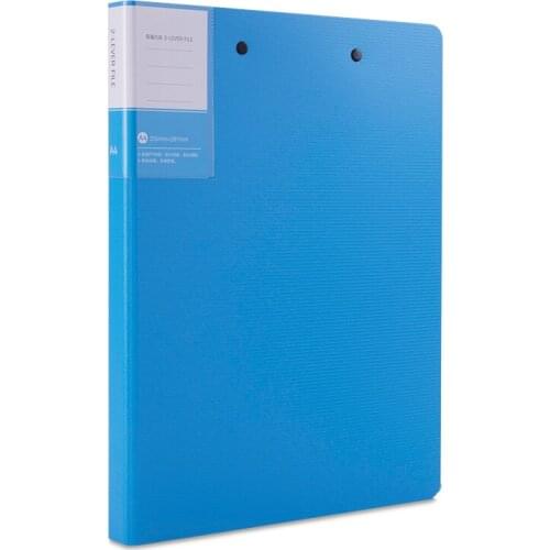 1pcs [5047] Deli double clip folder folder clamp force strong colorful four-color multifunctional folder thickening