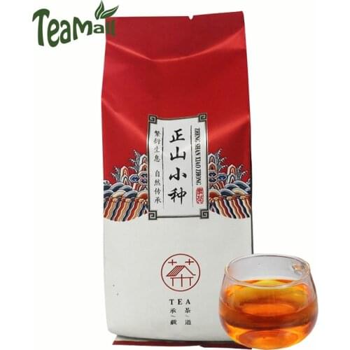 2021 Wuyi Mountain Tea Lapsang Souchong Black Chinese Tea Loose Leaf Red with Honey Scent Non-smoky Flavor 250g