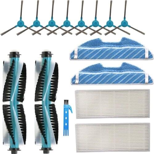 Accessories For Cecotec Conga 1490 1590 Robot Vacuum Cleaner HEPA Filter Main Brush Replacement Parts Side Brush Mop Cloths