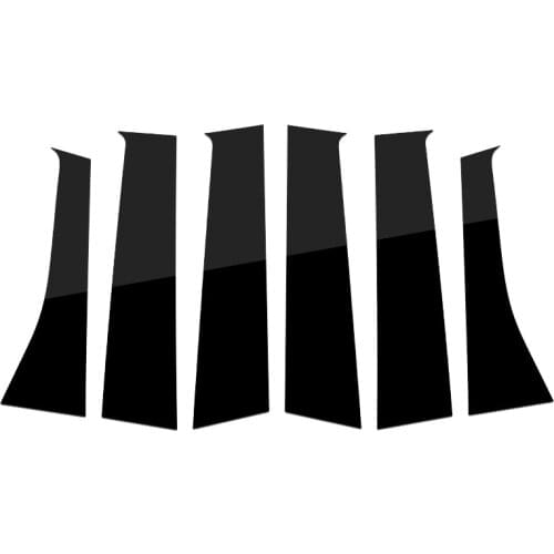 For Mitsubishi Outlander 2013 to 2019 Acrylic Strips Car Center Column Window Trim Decoration Accessories Car styling