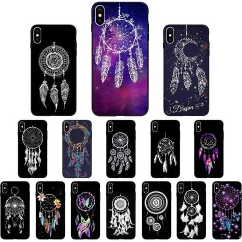 FHNBLJ Dream Catcher Feather Dreamcatcher Phone Case for iphone 11 12 Mini Pro Max X XS MAX 6 6s 7 8 Plus 5 5S 5SE XR SE2020