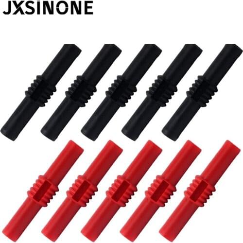 Cleqee P7023 10pcs 4mm banana socket female adapter extension Insulated Banana plug Coupler