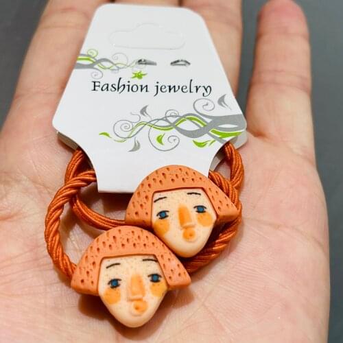 2Pcs Cute Anime Rabbit Cartoon Headwear Kids Elastic Hair Bands Baby Headdress Children Ropes Girls Accessories