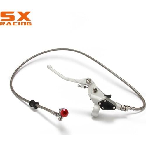 Motorcycle 1200mm Hydraulic Clutch Lever Master Cylinder Knitting Oil Hose For 125CC-250CC Vertical Engine CRF250 KX250F YZ250F