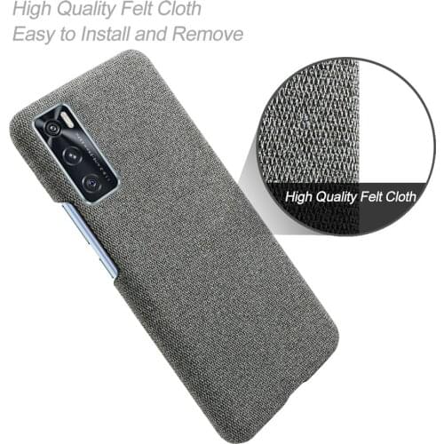 Anti-slip Ultra Thin Fabric Cloth Case For VIVO V20 SE Anti-Drop Phone Cover For Vivo V20SE Y70 vivoV20 vivoY70 vivoV20SE 6.44"