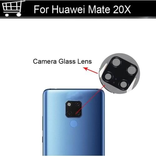 Original New For Huawei Mate 20 X Rear Back Camera Glass Lens For Huawei Mate 20X Repair Spare Parts HuaweiMate20X