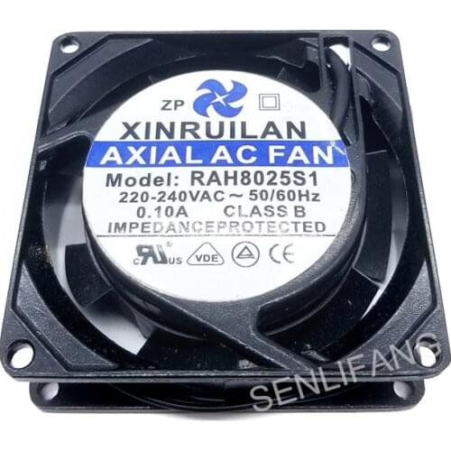 Original for RAH8025S1 220/240V 0.10A 8025 aluminum cooling fan