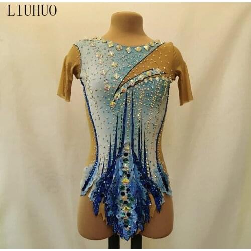LIUHUO Figure Skating Dress Womens Girls' Ice Skating performance Rhythmic gymnastics competition Dance Leotard ArtisticCostume