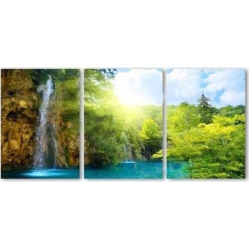 TOUOILP full square Diamond Painting 3 Luiken Waterval 2