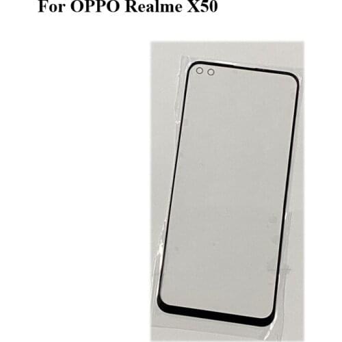 For OPPO realme X50 Touch Screen Glass Digitizer Panel Front Glass Sensor For OPPO realme X 50 Without Flex